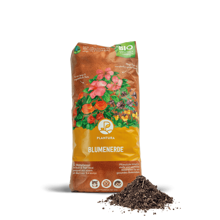 Kleine Bio-Blumenerde 12,5L Sack