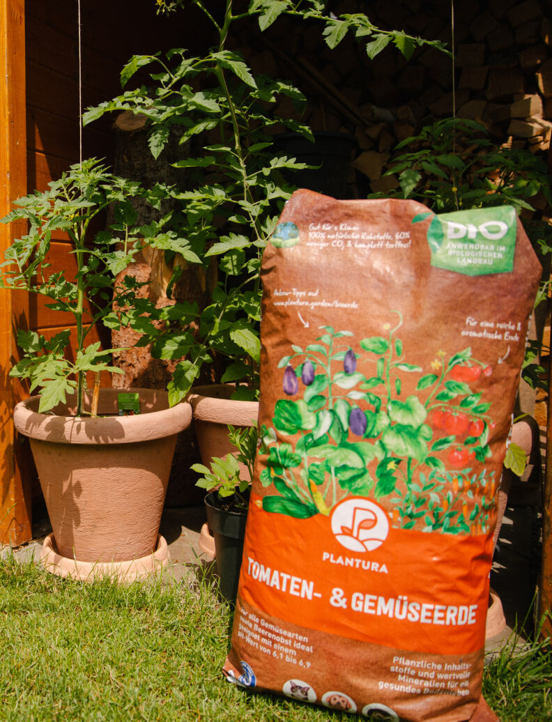 Plantura Bio-Erde für Gemüsepflanzen
