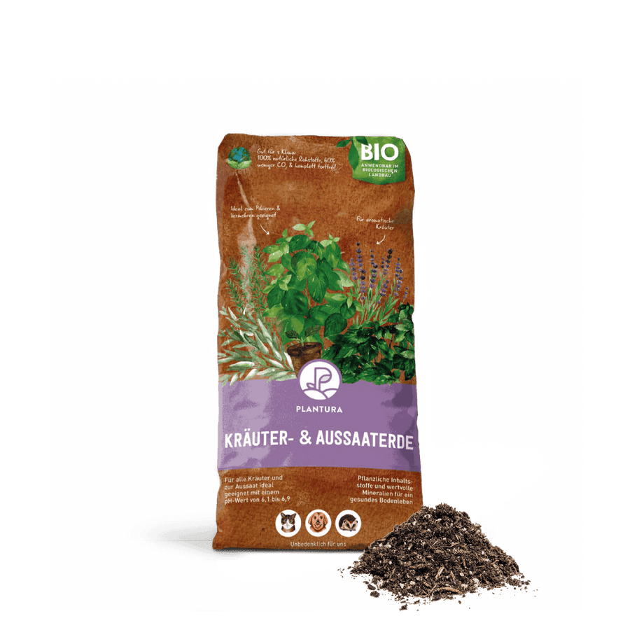 Kleine Bio-Kräuter- & Aussaaterde 5L Sack