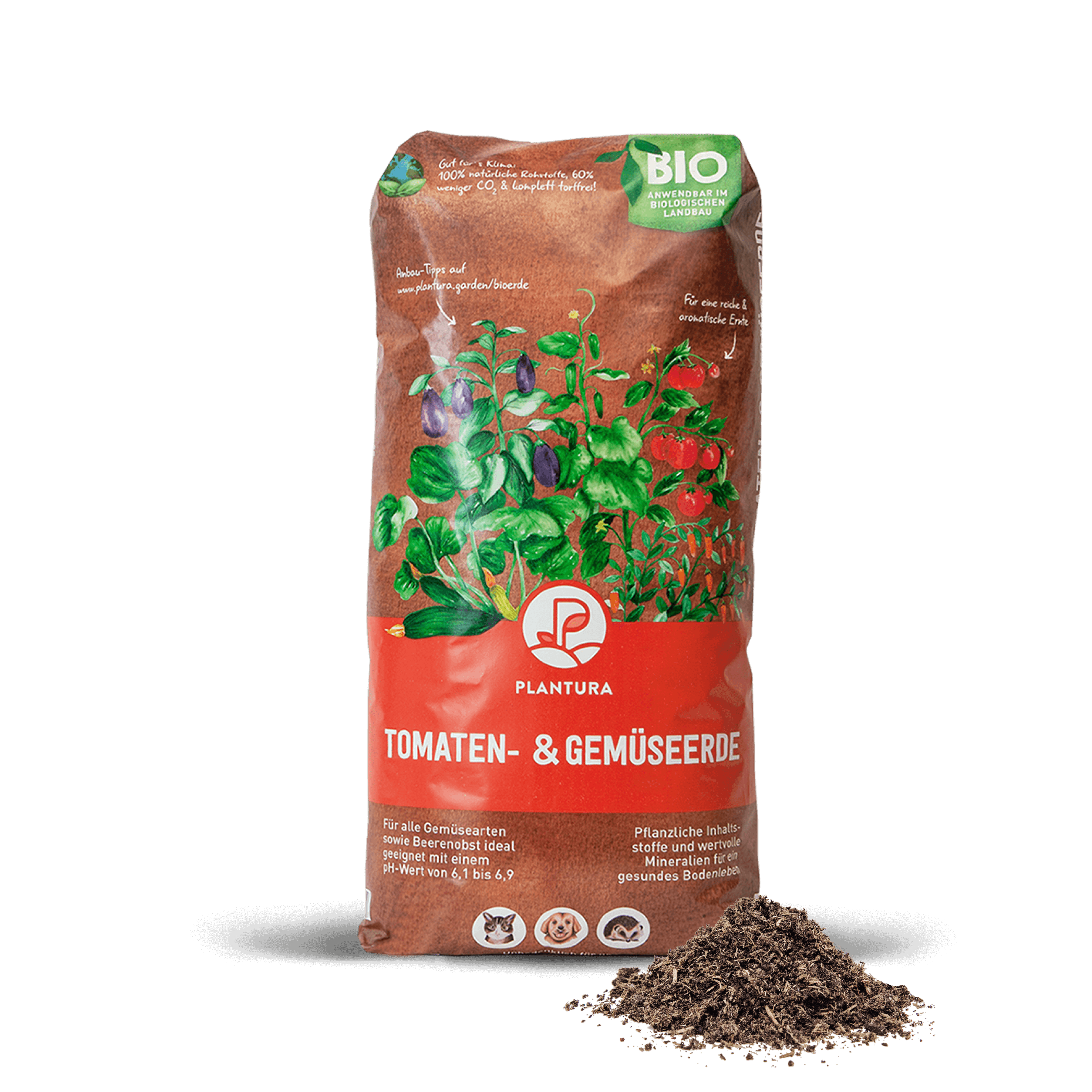 Bio-Gemüseerde von Plantura