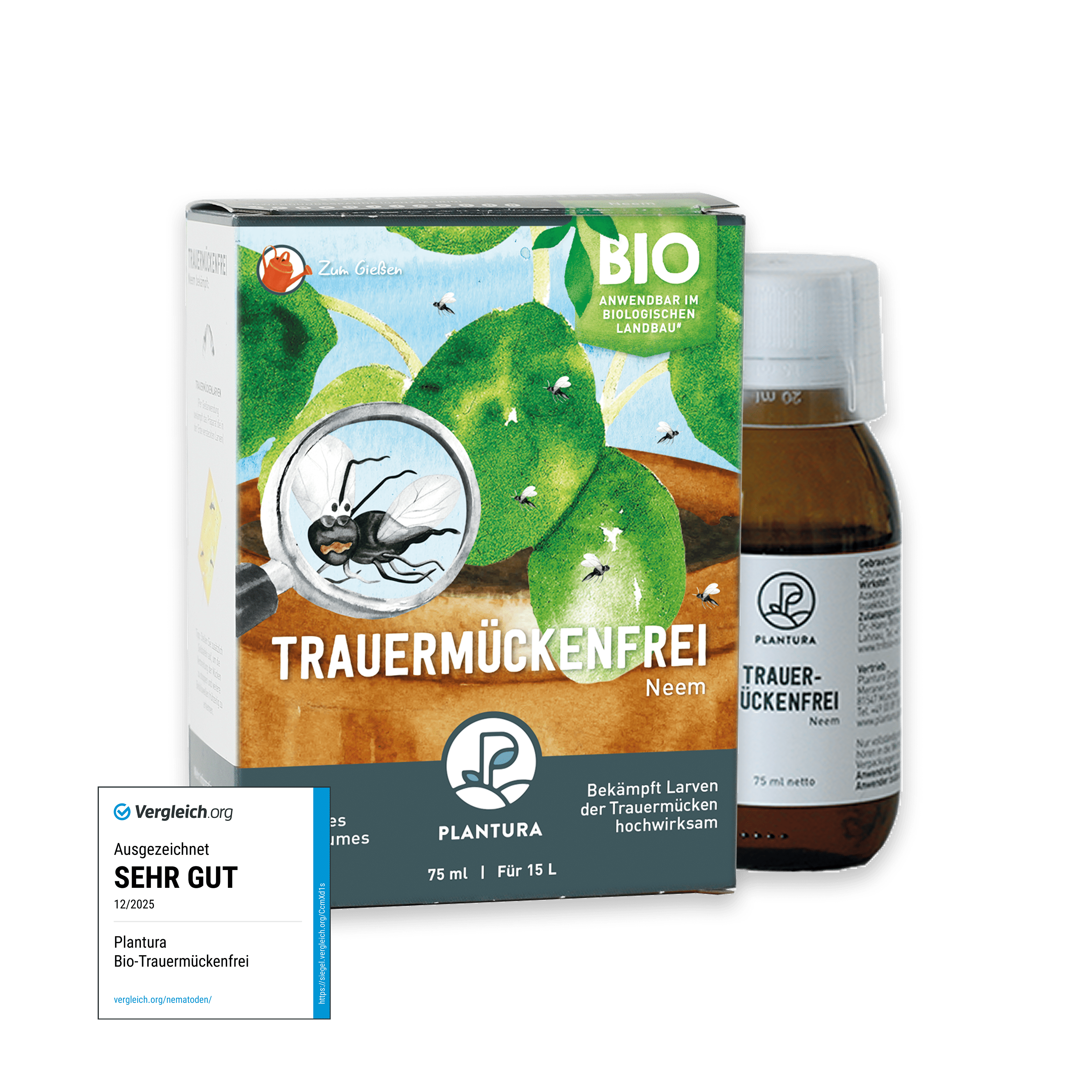 Bio-Mittel gegen Trauermücken von Plantura