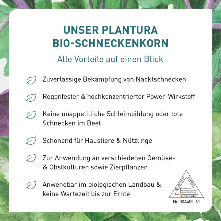 Vorteile des regenfesten Bio-Schneckenkorns