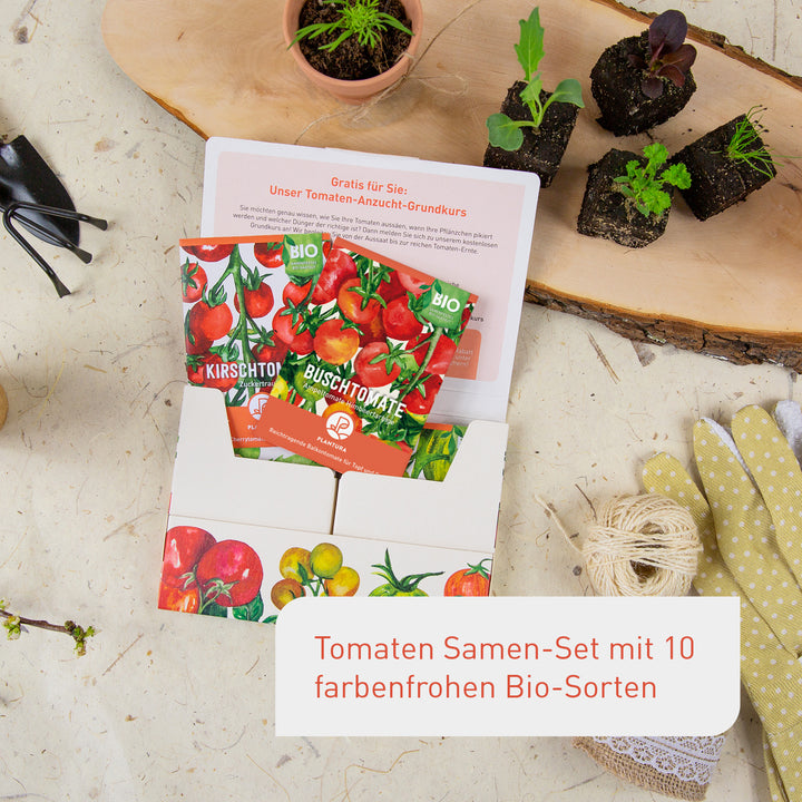 Set zur Aussaat von Tomaten